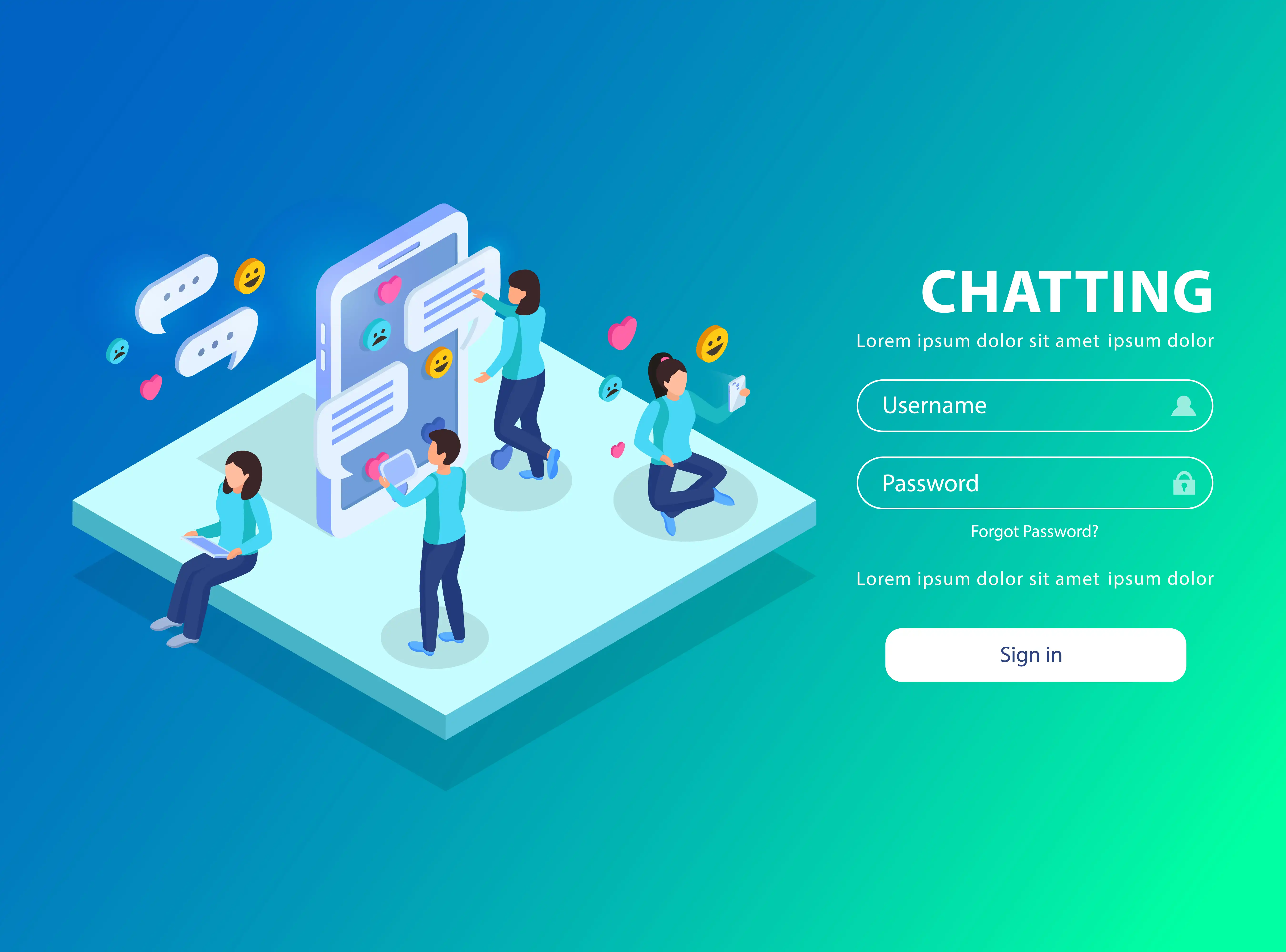 Chat Application UI